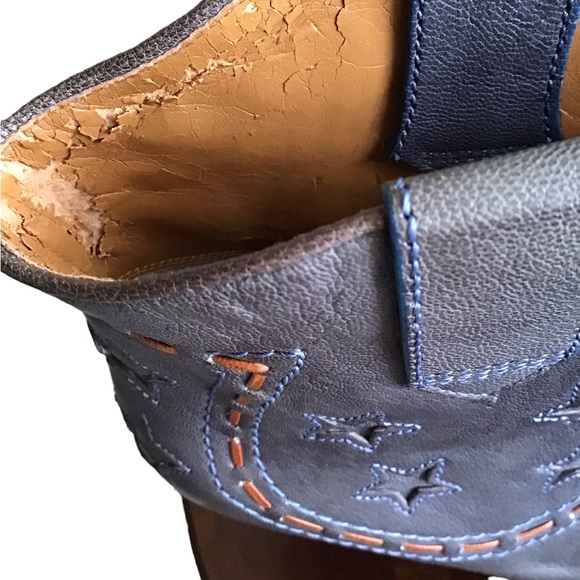 NINE WEST Vintage Ankle Boots Purple 4” Heel Size 9.5M - Picture 5 of 8